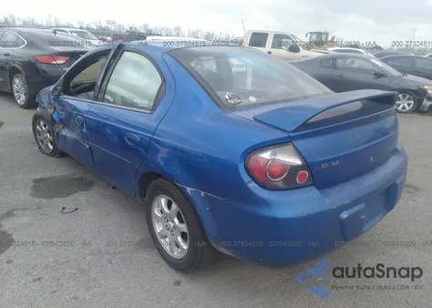 2005 Dodge Neon Sxt z USA, uszkodzony, nr VIN 1B3ES56C65D249810